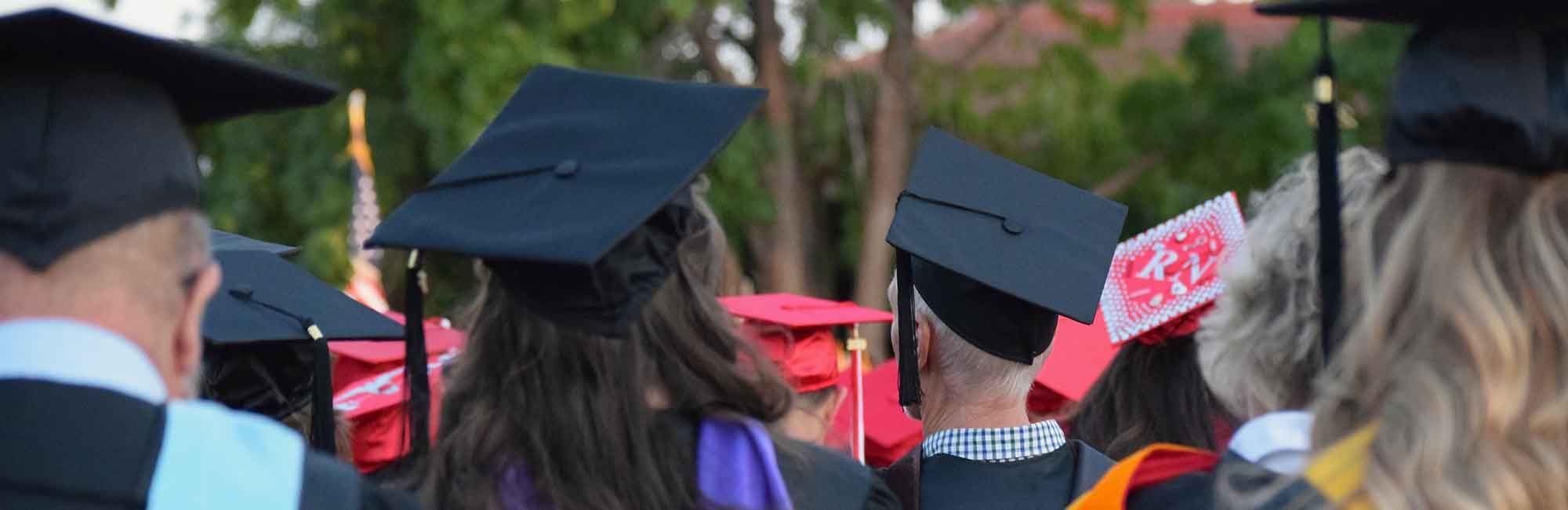 students are waiting for graduation
